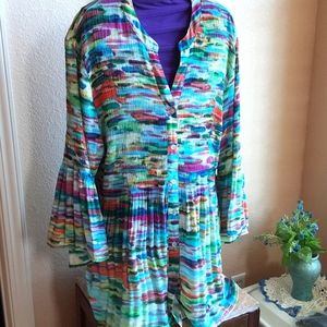 Investments II Crinkle Blouse